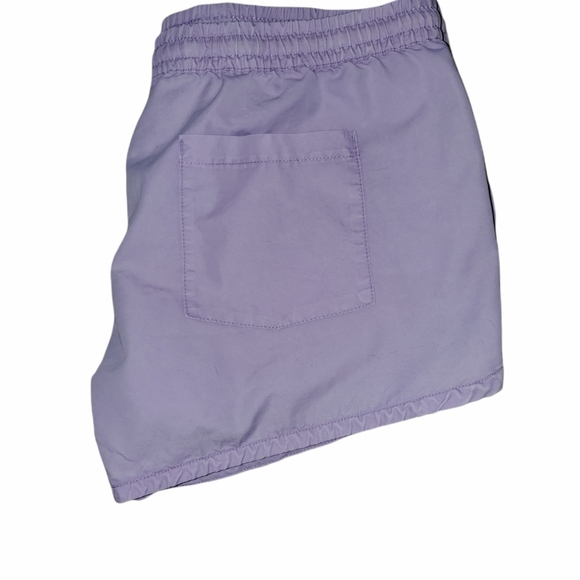 No Boundaries NWT Juniors Tie Front Pull-On Chambray Shorts Purple 576 - Picture 5 of 6